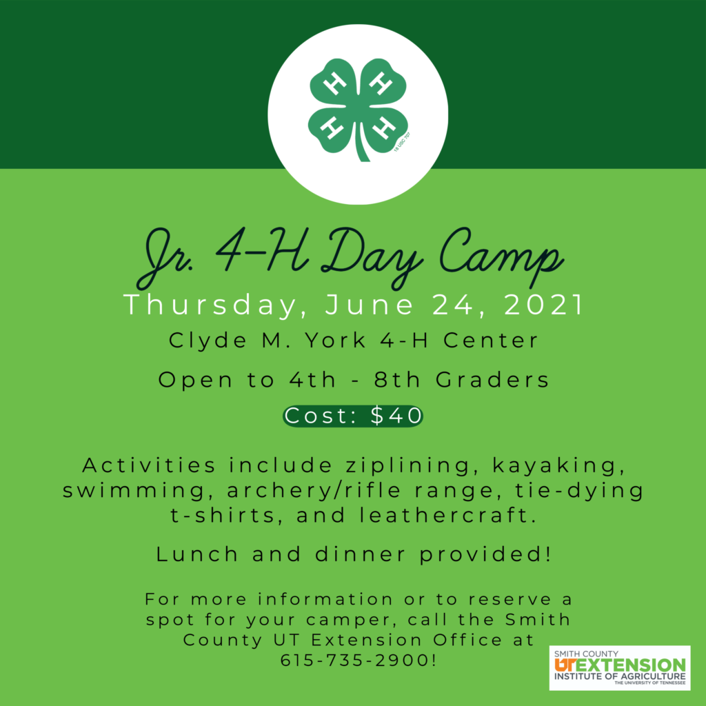 Summer 4-H Events | Smith County