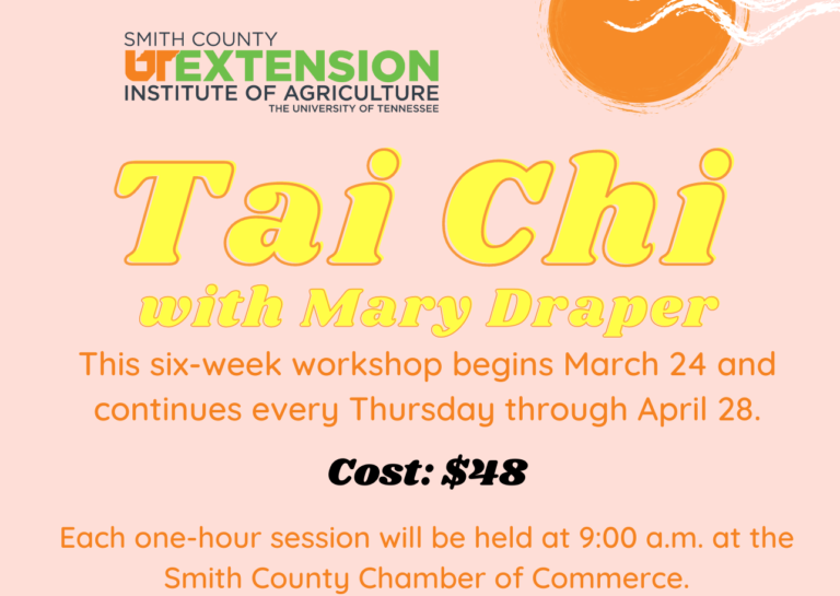Tai Chi Classes Begin March 24