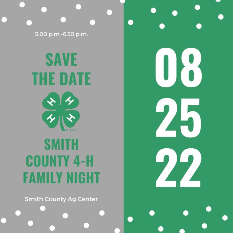 4-H Family Night Set for August 25, 2022