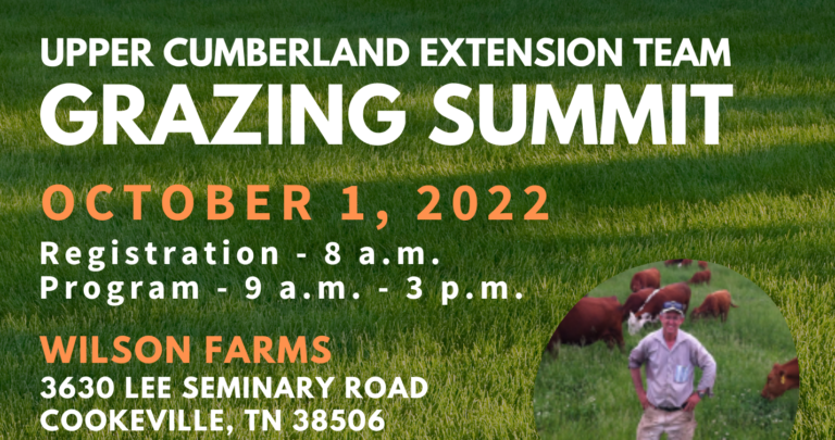 Upper Cumberland Grazing Summit with Greg Judy | October 1, 2022