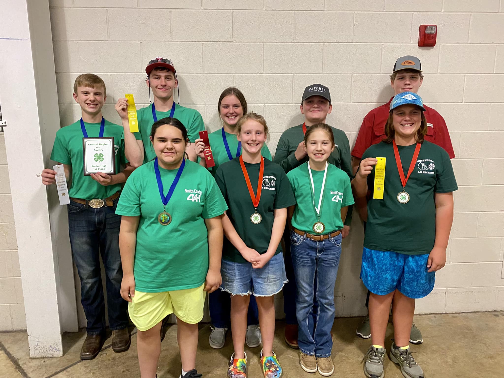 4H’ers Represent Smith County at Regional Poultry Judging Contest