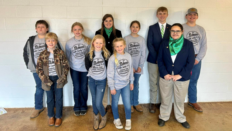 Smith County 4-H Livestock Judging Group Picture